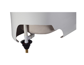MBXFSX5832A freestanding soaking tub – AF Rough In & Quick Connect Cutaway